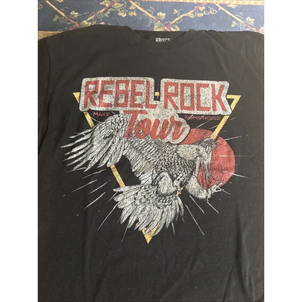 EAGLE REBEL ROCK  TOUR (MAKE SOME NOISE) RETRO TEE T-SHIRT MENS SIZE‎ M